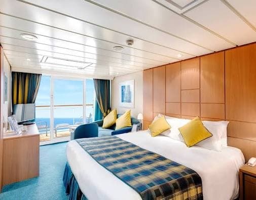 Junior Ocean View with obstructed view ( Obstructed view - Module 13 sqm - Decks 7 ) — vue 1